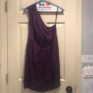 BCBGeneration One Shoulder Purple Dress